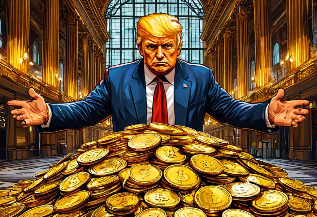 Criptomoeda temática de Trump gera US$ 172 milhões em taxas de exchange, revela relatório
